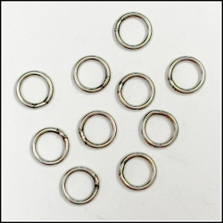 10 ea. #3 Welded Solid Stainless Steel Ring .040" x .275" 